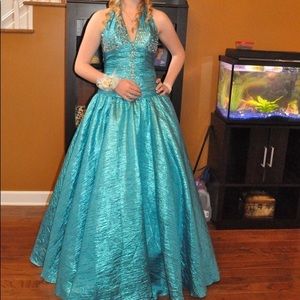 Blue Ball Gown